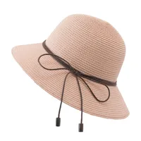 Women's Simple Style Classic Style Solid Color Flat Eaves Straw Hat sku image 3