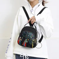 Landscape Painting Casual Daily Shopping Women's Backpack main image 1