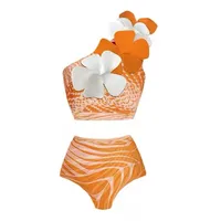 Women's Flower 2 Pieces Set Bikinis Swimwear main image 4