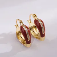 French Style Retro Elegant Fashion Dripping Ear Clip Women's Niche Design Simple Autumn And Winter Versatile High-Grade Earrings sku image 3