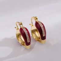 French Style Retro Elegant Fashion Dripping Ear Clip Women's Niche Design Simple Autumn And Winter Versatile High-Grade Earrings sku image 2