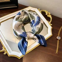 Women's Elegant Grape  Silk Printing Silk Scarf main image 5