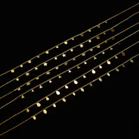 Wholesale Jewelry Fashion Geometric 304 Stainless Steel 18K Gold Plated Pendant Necklace main image 1