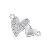 1 Piece Elegant Heart Shape Copper Enamel Plating Jewelry Accessories sku image 7