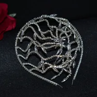 Women's Elegant Lady Waves Rhinestone Handmade Party Headpieces main image 4