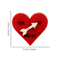 Romantic Simple Style Letter Heart Shape Arylic Women's Brooches 1 Piece sku image 1