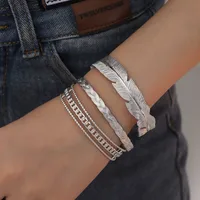 Vintage Style Exaggerated Round Feather 304 Stainless Steel 18K Gold Plated Bangle In Bulk main image 4