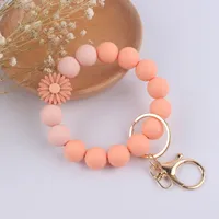 Artistic Flower Silica Gel Women's Keychain sku image 7