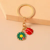Casual Cute Commute Flower Alloy Keychain main image 5