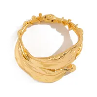 Vintage Style Exaggerated Simple Style Geometric Copper Alloy Wholesale Bangle main image 4