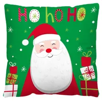 Nordic Style Classic Style Christmas Tree Letter Snowman Flannel Pillow Cases Couch & Sofa Decor sku image 13