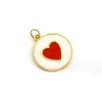 1 Piece 1.4*2.4cm 2*0.9CM Copper Zircon Lips Heart Shape Pendant sku image 11