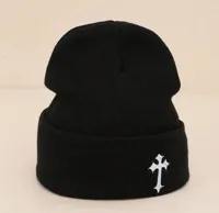 Unisex Simple Style Cross Eaveless Beanie Hat sku image 2