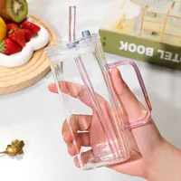 Casual Flower Glass Water Bottles 1 Piece main image 4