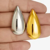 1 Pair Casual Simple Style Streetwear Geometric Irregular Plating 304 Stainless Steel Ear Studs main image 2