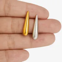 1 Pair Elegant Simple Style Streetwear Geometric Irregular Plating 304 Stainless Steel Ear Studs main image 2