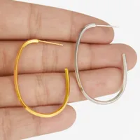 1 Pair Casual Elegant Streetwear Solid Color Irregular Plating 304 Stainless Steel Earrings main image 2
