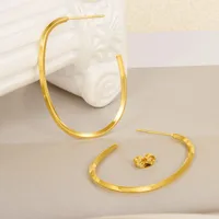 1 Pair Casual Elegant Streetwear Solid Color Irregular Plating 304 Stainless Steel Earrings main image 3