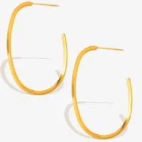 1 Pair Casual Elegant Streetwear Solid Color Irregular Plating 304 Stainless Steel Earrings main image 5