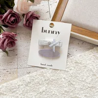 Magic Color Silver Bright Leather Series Sweet Girl's Hairpin New  Cute Girl's Broken Hair Bangs BB Clip Headwear sku image 1