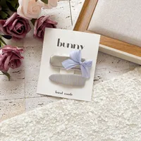 Magic Color Silver Bright Leather Series Sweet Girl's Hairpin New  Cute Girl's Broken Hair Bangs BB Clip Headwear sku image 6