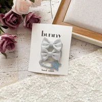 Magic Color Silver Bright Leather Series Sweet Girl's Hairpin New  Cute Girl's Broken Hair Bangs BB Clip Headwear sku image 10