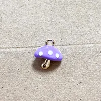 3 Pieces 15*15mm Alloy Mushroom Pendant main image 5