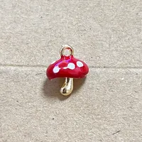 3 Pieces 15*15mm Alloy Mushroom Pendant main image 6