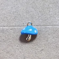 3 Pieces 15*15mm Alloy Mushroom Pendant main image 7