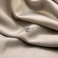 Non-perforated U-shaped Nose Clip Retro Cold Wind Bow Jewelry Moon Eight Mans Star Diamond Nose Wholesale sku image 9