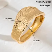 Vintage Style Exaggerated Simple Style Geometric Copper Alloy Wholesale Bangle sku image 3