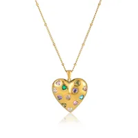 Classic Style Heart Shape 304 Stainless Steel Women's Pendant Necklace main image 10
