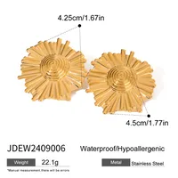 1 Pair Simple Style Classic Style Geometric 304 Stainless Steel Ear Studs sku image 3