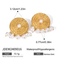 1 Pair Simple Style Classic Style Geometric 304 Stainless Steel Ear Studs sku image 6