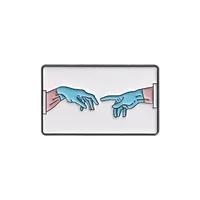Cartoon Style Original Design Modern Style Letter Alloy Stamping Stoving Varnish Plating Kid'S Adults Unisex Cartoon Pinback Badge Brooches Collar Pin sku image 56