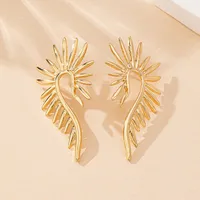 1 Pair Simple Style Streetwear Geometric Zinc Alloy Ear Studs main image 5