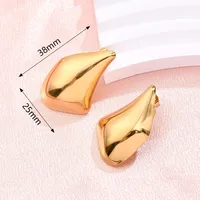 1 Pair/Package Modern Style Simple Style Irregular Simple Handmade 304 Stainless Steel Ear Studs main image 5