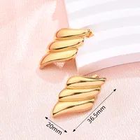 1 Pair/Package Modern Style Simple Style Irregular Simple Handmade 304 Stainless Steel Ear Studs main image 3