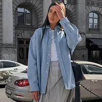 Women's Elegant Streetwear Solid Color Pocket Single Breasted Casual Jacket main image 3