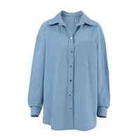 Women's Elegant Streetwear Solid Color Pocket Single Breasted Casual Jacket main image 5