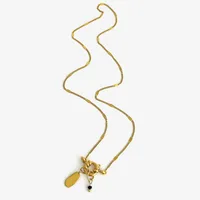 Wholesale Jewelry IG Style Modern Style Letter Heart Shape 316L Stainless Steel  Acrylic Resin Pendant Necklace sku image 1