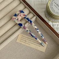 Women's Retro Simple Style U Shape Acetic Acid Sheets Inlay Rhinestones Hair Sticks sku image 1