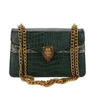 Women's Pu Leather Solid Color Streetwear Square Flip Cover Shoulder Bag Crossbody Bag sku image 2