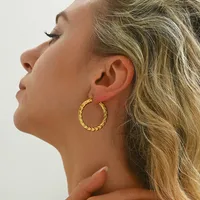 1 Pair Casual Elegant Classic Style Irregular 201 Stainless Steel Earrings main image 6