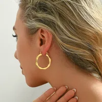 1 Pair Casual Elegant Classic Style Irregular 201 Stainless Steel Earrings main image 8