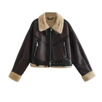 Women's Streetwear Color Block Zipper Casual Jacket main image 2