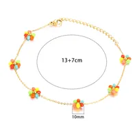 Simple Style Flower 304 Stainless Steel 18K Gold Plated Bracelets In Bulk main image 2