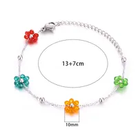 Simple Style Flower 304 Stainless Steel 18K Gold Plated Bracelets In Bulk main image 1