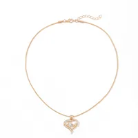Simple Style Classic Style Streetwear Heart Shape Alloy Wholesale Pendant Necklace main image 5