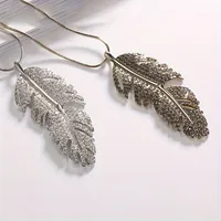 Elegant Feather Alloy Wholesale Pendant Necklace main image 5
